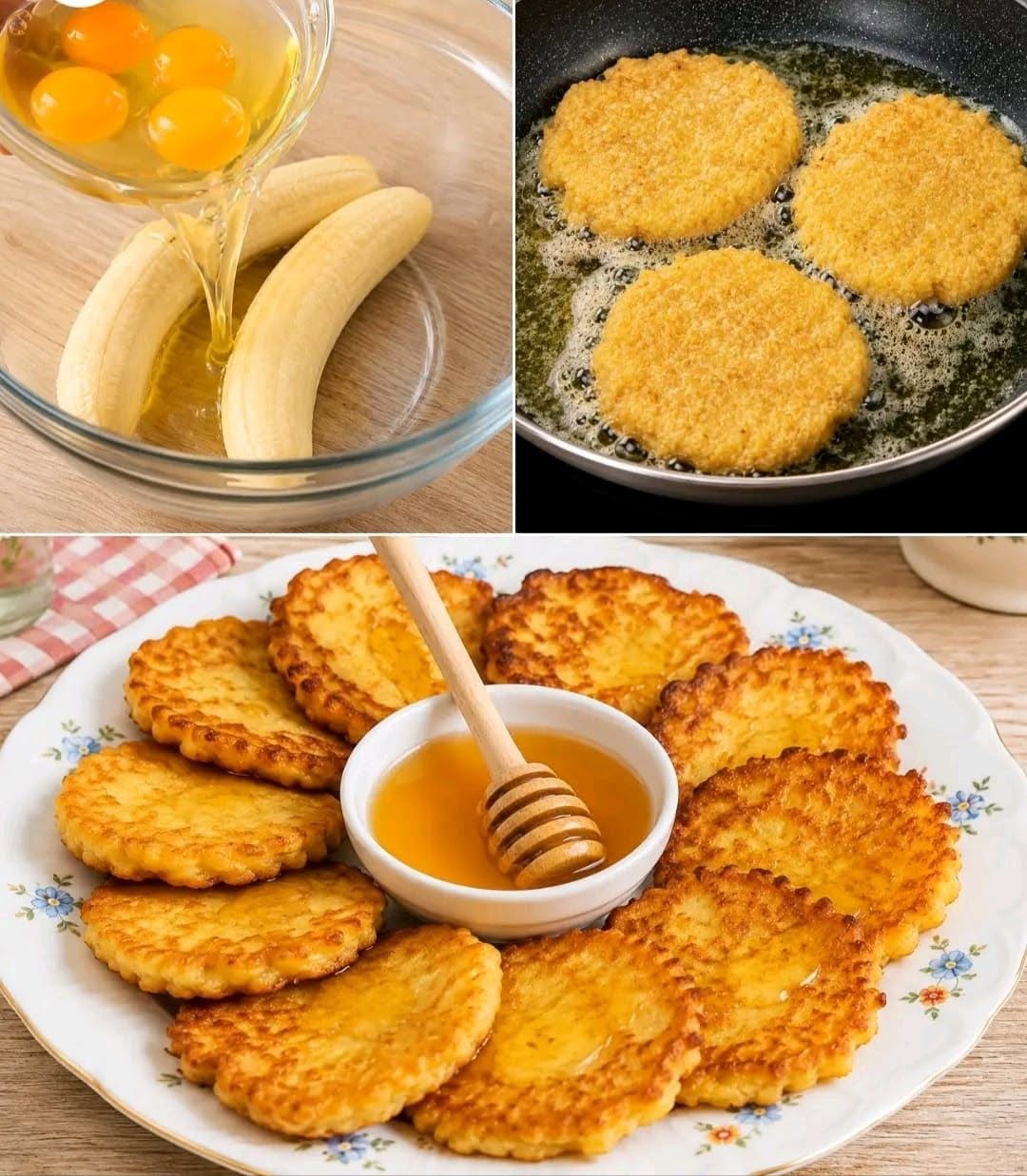 🥞 SI PREPARANO CON SOLI 3 INGREDIENTI!  Queste frittelle banane e cocco sono irresistibili😋 Perfette per la colazione o merenda di tutta la famiglia!👇
