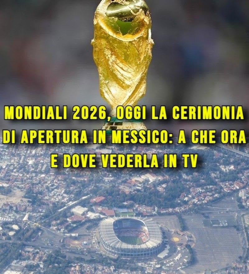 Mondiali 2026, oggi la cerimonia di apertura in Messico: a che ora e dove vederl…Altro…