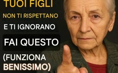 Quando i tuoi figli ti mancano di rispetto e ti ignorano, fai così (funziona a meraviglia).👇👇👇