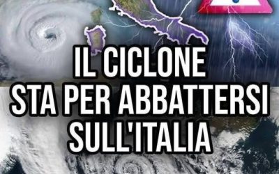 ⚠ Allerta Meteo in Italia: “Tra poche ore colpirà la zona di…Altro…