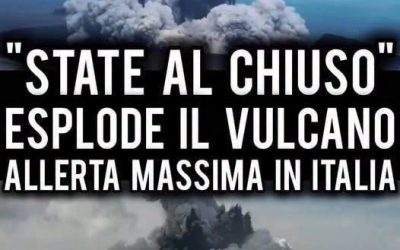⚠ Italia, eruzione vulcanica. Il comunicato: “Non…Altro…